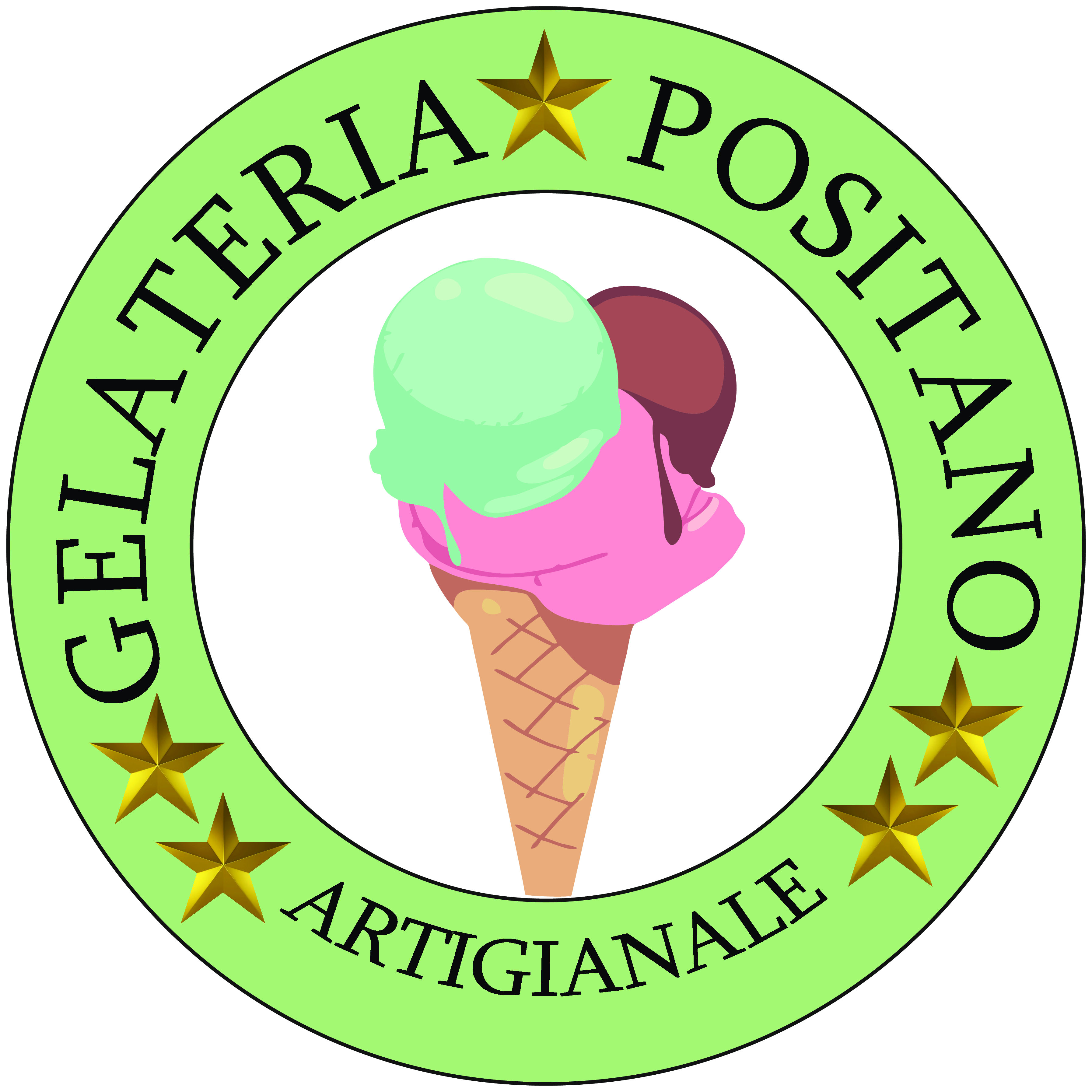 Gelateria Positano logotyp